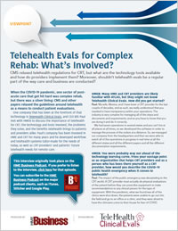 Telehealth Evals for Complex Rehab