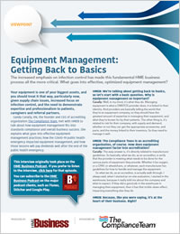 Equipment Management: Getting Back to Basics