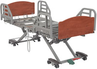 P903 Full Electric Expandable Width Low Height Long‐Term Care (LTC) Bed