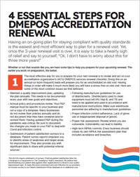 4 Essential Steps for DMEPOS Accreditation Renewal