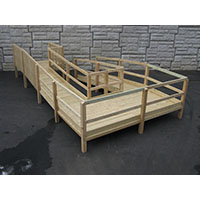 All-modular Wood Ramp